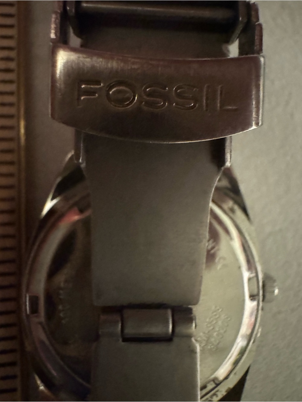 Fossil Silver Stainless Steel Day Date Watch with White Dial - Picture 5 of 13